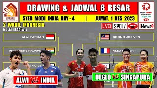 Jadwal Syed Modi India 2023 Hari Ini Babak 8 Besar  ALWI vs INDIA  DEJANGLORIA vs SINGAPURA [upl. by Croteau]