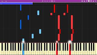 Kingdom Hearts  Simple and Clean Synthesia Piano Tutorial [upl. by Inesita659]