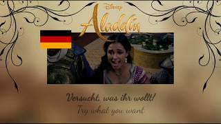 Aladdin 2019  Speechless German  ST [upl. by Acillegna]