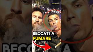 😨Ronaldo beccato a fumare calcio sports football ronaldo messi [upl. by Baer]