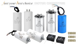 jb Motor Capacitor CBB60 CBB61 CBB65 Motor capacitor electronic manufacturer supplier [upl. by Eessac]