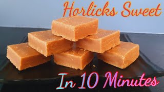 Diwali Sweet  Horlicks Burfi  Quick sweet recipes with horlicks in 10 minutes Horlicks Mysore Pak [upl. by Floris]