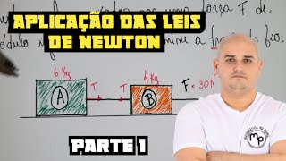 Aplicação das Leis de Newton  2° Lei de Newton [upl. by Nosduh]