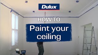 Stepbystep guide to painting your ceiling  Dulux [upl. by Vivl]