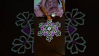 5×3 Dots Rangoli [upl. by Nessej]