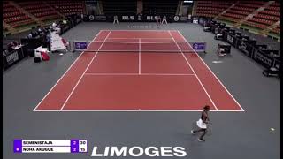 Live Tennis Coverage WTA 125k Limoges Noma Noha Akugue 🇩🇪 Vs Daja Semenistaja 🇱🇻 [upl. by Ahsurej868]