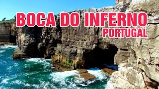 Conheça a quotBoca do Infernoquot ponto turístico de Cascais Portugal cascais [upl. by Ash]