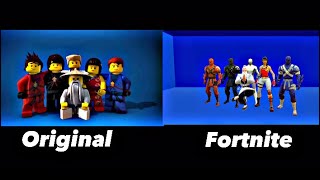 LEGO Ninjago Intro  Side to Side Comparison [upl. by Ennaimaj403]