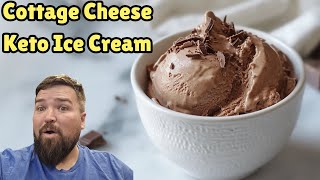 Super Easy NoChurn Cottage Cheese Keto Ice Cream [upl. by Ruomyes]