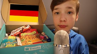 ASMR Mukbang  Trying Snacks From Germany🇩🇪  Try Treats [upl. by Goebel509]