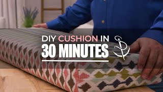 Make a Box Corner Cushion  The 30 Minute Cushion [upl. by Levina]