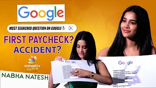 Nabha Natesh Answers Googles Most Searched Questions  Darling Movie  IndiaGlitz Gold [upl. by Ellerol485]