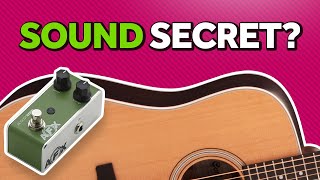 Acoustic guitar sound secret Adding a compressor pedal to your setup [upl. by Asilat]