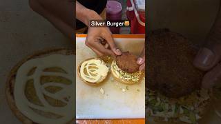 Silver Burger😻  Indian Street Food shorts [upl. by Liag]