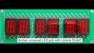 Archer universal LED display pcb 277108 remade 2023 [upl. by Berl]