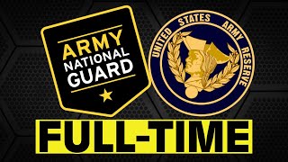 ARMY NATIONAL GUARD RESERVE FULL TIME POSITIONS [upl. by Ardnekat58]