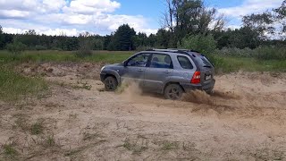 Kia Sportage II 20i SAND amp light MUD offroad [upl. by Grindlay]