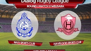 Navy SC v Havelock SC  Dialog Rugby League 2015 [upl. by Ahtelahs]