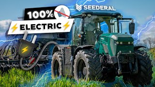 TEST DU TRACTEUR 100 ÉLECTRIQUE SEEDERAL ⚡️🔋 🚜 [upl. by Faubert]