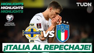 Highlights  Irlanda del Norte vs Italia  UEFA European Qualifiers 2021  TUDN [upl. by Odlaumor]