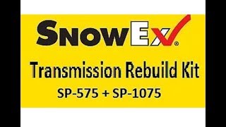 Snowex D6107 D6566 Transmission Gearbox Rebuild [upl. by Festa276]