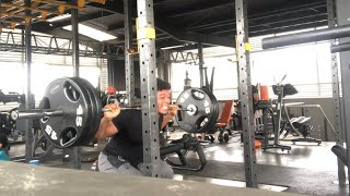 140kg315lbs ATG Squat x6 82kg bw 17 yrs old [upl. by Annabal]