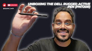 Unboxing and overview of the Dell Rugged Active Pen PN720R MPP Technology demo with the 7030 [upl. by Bartolemo]