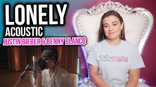 Vocal Coach Reacts to Lonely Acoustic – Justin Bieber amp Benny Blanco [upl. by Pinebrook]