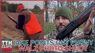 Jake Points Out Tim Walz Phony Media Hunting Event [upl. by Novanod]