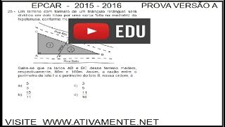 Questão 25 EPCAR 20152016 PROVA VERSÃO A [upl. by Wilkie]