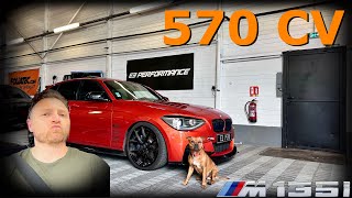 BMW M135i STAGE 3 570cv  le XDRiVE passé en propulsion à la sauce DAS POWER 😈🔥 [upl. by Adnorahc]