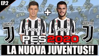 200 MILIONI SPESI TUTTO IL CALCIOMERCATO PES 2020 CAMPIONATO MASTER CON LA JUVENTUS EPISODIO 2 [upl. by Hadley]