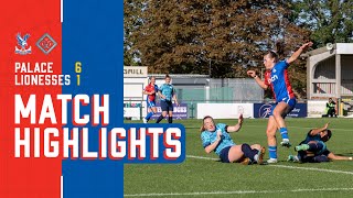 Womens Match Highlights Crystal Palace 61 London City Lionesses [upl. by Deena]