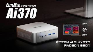 EliteMini Ai370 First Look The Most Powerful AMD iGPU In A Mini PC [upl. by Haral]