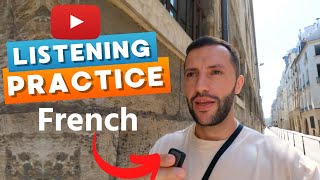 Easy French in Paris Listening Practice  Episode 9 FREN Subtitles Native French listening [upl. by Edorej818]