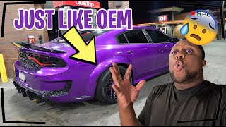 OEM LOOK HOW TO INSTALL YOUR DODGE CHARGER WIDEBODY KIT [upl. by Nelubez681]