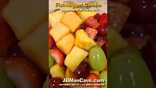 Plant Based FISH NUGGETS COMBO VEGAN FOOD JBManCavecom Shorts [upl. by Ardeth]