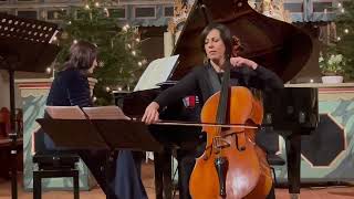 Saent Saens “LE CYGNE” Sara Airoldi cello Nadja Naumova piano [upl. by Gunas203]