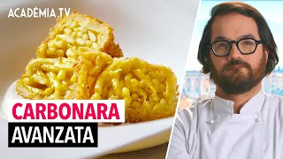 Pasta fritta alla carbonara di Luciano Monosilio la ricetta antispreco del Re della Carbonara [upl. by Civ]