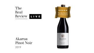 The Real Review Akarua Pinot Noir 2019 [upl. by Ydniahs]