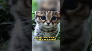 Black footed cat😺trending viralvideo shorts cat pets [upl. by Aynom810]