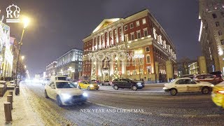 Moscow New Year and Christmas 2019 4K [upl. by Ackler]