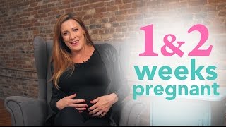 1 2 Weeks Pregnant  Ovia Pregnancy [upl. by Akeimahs657]