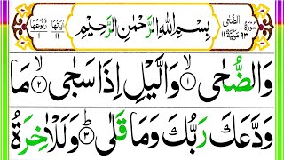 093Surah Ad Duha Full Surah Az Zuha Beautiful Recitation by Hafiz Muzzammil Pani Patti Voice [upl. by Lamberto]