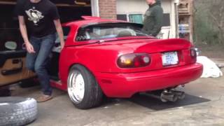 Miata AE101 ITBs first start [upl. by Arised]