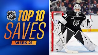 Top 10 Saves from Week 21 202324 NHL Season [upl. by Bonilla]