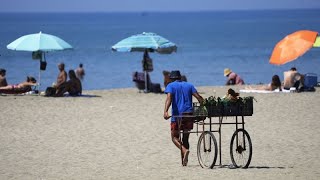 Roma temperature alte prima domenica al mare a febbraio [upl. by Sotos]