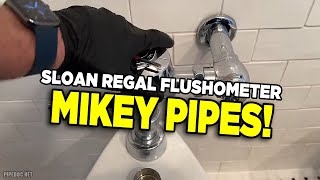 How to Replace Leaking and Broken Sloan Regal Flushometer [upl. by Justino]