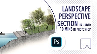 Landscape Perspective Section in Photoshop [upl. by Dona765]