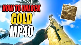 How to Unlock GOLD MP40 FAST EASY LONGSHOTS CAMO BUG FIX Call of Duty Vanguard GOLD GUIDE [upl. by Matless]